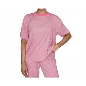 NEW THINGS BETWEEN sweetheart lounge top in pink